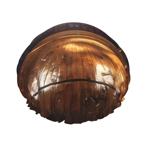 Duschhaube, wiederverwendbar, für Damen, langes Haar, doppellagig, wasserdicht, für Basketballplatz, elastischer Duschhut, Haarschutz für Damen, Spa-Salon Duschhaube, wiederverwendbar, für Damen, langes Haar, doppellagig, wasserdicht, für Basketballplatz, elastischer Duschhut, Haarschutz für Damen, Spa-Salon von OUSIKA