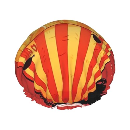 OUSIKA Duschhaube, wiederverwendbar, für Damen, langes Haar, doppellagig, wasserdicht, Cartoon-Frites, elastischer Duschhut, Haarschutz für Damen, Spa, Salon OUSIKA Duschhaube, wiederverwendbar, für Damen, langes Haar, doppellagig, wasserdicht, Cartoon-Frites, elastischer Duschhut, Haarschutz für Damen, Spa, Salon von OUSIKA