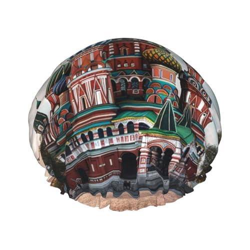 OUSIKA Duschhaube, wiederverwendbar, für Damen, langes Haar, doppellagig, wasserdicht, Haarkappen, Basilikum-Kathedrale, elastischer Duschhut, Haarschutz für Damen, Spa-Salon OUSIKA Duschhaube, wiederverwendbar, für Damen, langes Haar, doppellagig, wasserdicht, Haarkappen, Basilikum-Kathedrale, elastischer Duschhut, Haarschutz für Damen, Spa-Salon von OUSIKA