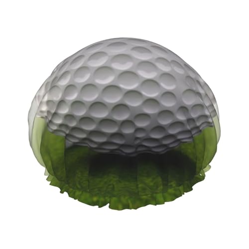 Wiederverwendbare Duschhaube für Damen, wasserdicht, doppellagig, Badekappen, Golfball-Duschhut für Damen, Spa-Salon, große Größe für alle Haarlängen Wiederverwendbare Duschhaube für Damen, wasserdicht, doppellagig, Badekappen, Golfball-Duschhut für Damen, Spa-Salon, große Größe für alle Haarlängen von OUSIKA