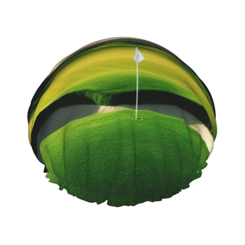 Wiederverwendbare Duschhaube für Damen, wasserdicht, doppellagig, Badekappen, Golfplatz, Duschhut für Damen, Spa-Salon, große Größe für alle Haarlängen Wiederverwendbare Duschhaube für Damen, wasserdicht, doppellagig, Badekappen, Golfplatz, Duschhut für Damen, Spa-Salon, große Größe für alle Haarlängen von OUSIKA