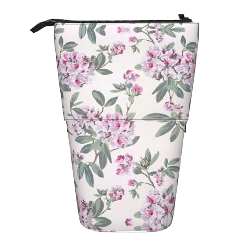 Dusky Rose vertikales einziehbares Federmäppchen, Schreibwaren-Box, Erwachsene, Büro, Organizer-Box von OUSXC