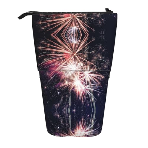 Explosion Firework Vertikales einziehbares Federmäppchen Schreibwarenbox für Erwachsene Büro Organizer Box Explosion Firework Vertikales einziehbares Federmäppchen Schreibwarenbox für Erwachsene Büro Organizer Box von OUSXC