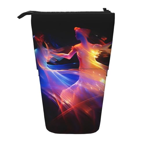 Federmappe mit Musiknoten, vertikal, einziehbar, Schreibwarenbox, für Erwachsene, Büro von OUSXC