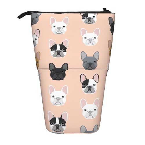 Französisches vertikales einziehbares Federmäppchen, Schreibwaren-Box, Erwachsene, Büro, Organizer-Box von OUSXC