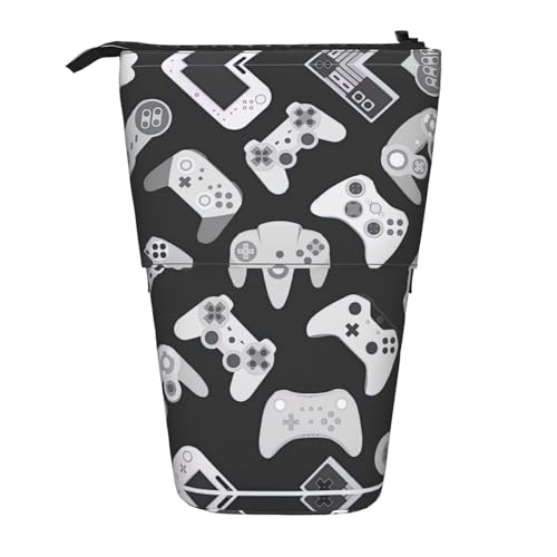 Game Controller Vertikales einziehbares Federmäppchen, Schreibwaren-Box, Erwachsene, Büro, Organizer-Box von OUSXC