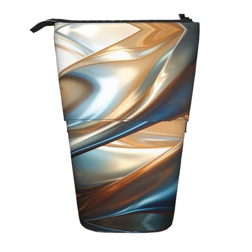 Glänzendes Muster, vertikales einziehbares Federmäppchen, Schreibwaren-Box, Erwachsenen-Büro-Organizer- von OUSXC