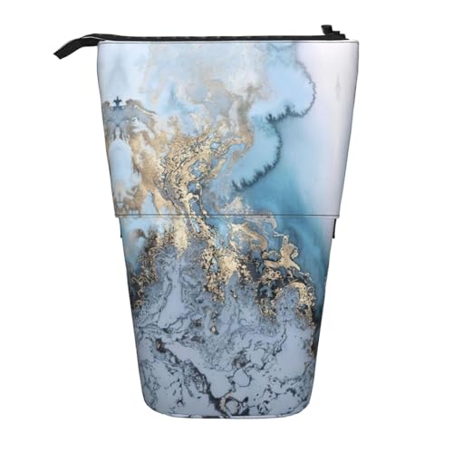 Marmor Vertikales einziehbares Federmäppchen Schreibwarenbox Erwachsene Büro Organizer Box von OUSXC