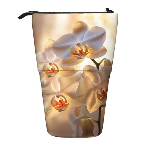 Phalaenopsis Vertikales einziehbares Federmäppchen, Schreibwaren-Box, Erwachsene, Büro, Organizer-Box von OUSXC
