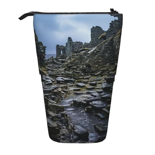 Vertikales einziehbares Federmäppchen, Schreibwaren-Box, Erwachsene, Büro, Organizer-Box von OUSXC