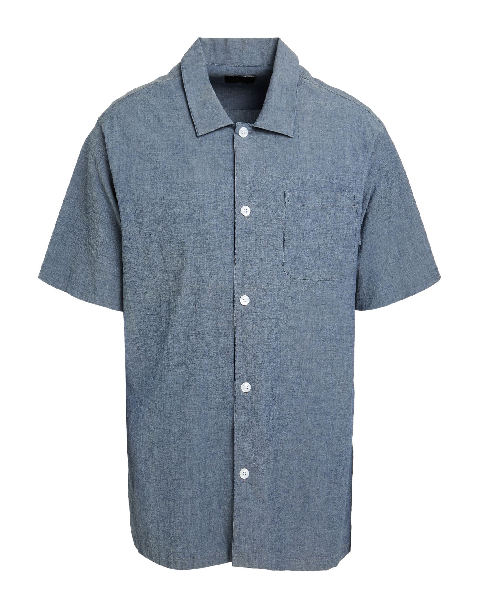 OUT/FIT Hemd Herren Taubenblau von OUT/FIT