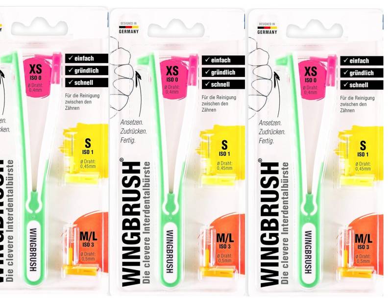 OUTLET-NORD Interdentalbürsten WINGBRUSH Starter-Set von OUTLET-NORD