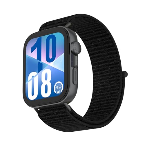 Armband mit Metall Adapter für HUAWEI Watch FIT 4/Fit4 Pro/Fit 3 Armbänder Nylon Geflecht Sport für HUAWEI Fit3/Fit4 für Herren Damen von OUTPUTBT