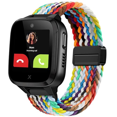 OUTPUTBT Magnetisch Armbänder 16mm für XPLORA Kidzi/Xplora X5 Play/XGO 2/XGO 3 Armband Kinder Nylon Baumwolle Geflecht für Mädchen Jungen von OUTPUTBT