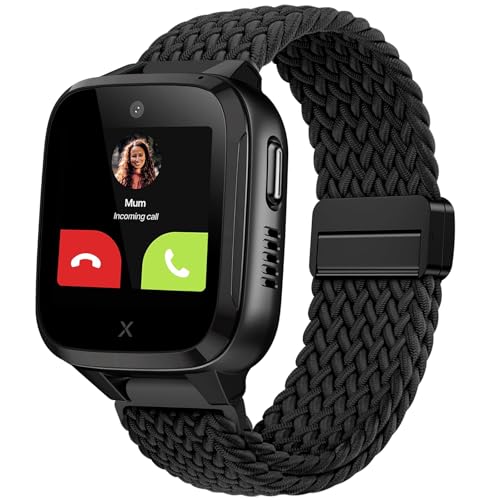 OUTPUTBT Magnetisch Armbänder 16mm für XPLORA Kidzi/Xplora X5 Play/XGO 2/XGO 3 Armband Kinder Nylon Baumwolle Geflecht für Mädchen Jungen von OUTPUTBT