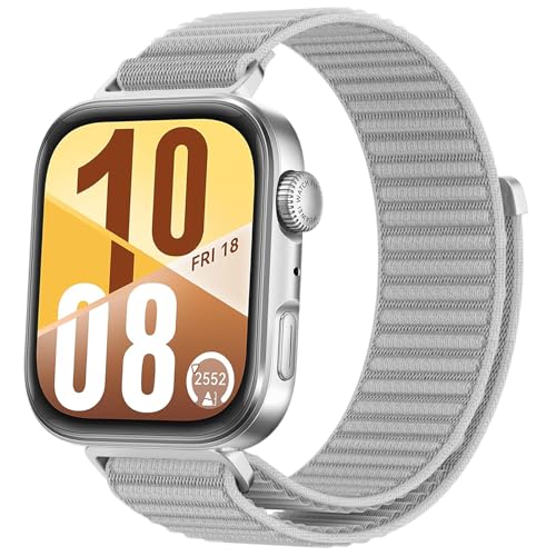 OUTPUTBT Nylon Armband mit Metall Adapter für Huawei Watch Fit4 Pro/FIT 4/Fit 3 Armbänder Sport für Huawei Fit3/Fit4 Ersatzarmband für Herren Damen Original von OUTPUTBT