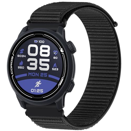 OUTPUTBT Nylon Uhrenarmbänder 20mm für Coros Pace 2/Apex 2/Apex 42mm Armband Elastisch Sport Ersatzarmband für Damen Herren OUTPUTBT Nylon Uhrenarmbänder 20mm für Coros Pace 2/Apex 2/Apex 42mm Armband Elastisch Sport Ersatzarmband für Damen Herren von OUTPUTBT