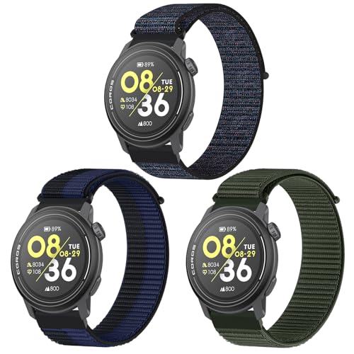 OUTPUTBT Nylon Uhrenarmbänder 22mm für Coros Pace 3/PACE Pro/Apex 2 Pro/Apex Pro/Apex 46mm Armband Elastisch Sport für Coros Vertix Ersatzarmband Damen Herren OUTPUTBT Nylon Uhrenarmbänder 22mm für Coros Pace 3/PACE Pro/Apex 2 Pro/Apex Pro/Apex 46mm Armband Elastisch Sport für Coros Vertix Ersatzarmband Damen Herren von OUTPUTBT