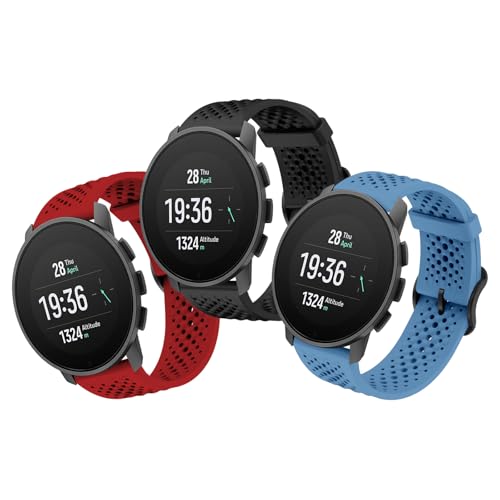 OUTPUTBT Silikon Armband 22mm für Suunto 9 Peak/9 Peak Pro/5 Peak/Race 49mm/Race S 45mm, Atmungsaktiv Sport Uhrenarmbänder für Suunto Vertical/Ocean Ersatzarmband für Herren Damen OUTPUTBT Silikon Armband 22mm für Suunto 9 Peak/9 Peak Pro/5 Peak/Race 49mm/Race S 45mm, Atmungsaktiv Sport Uhrenarmbänder für Suunto Vertical/Ocean Ersatzarmband für Herren Damen von OUTPUTBT