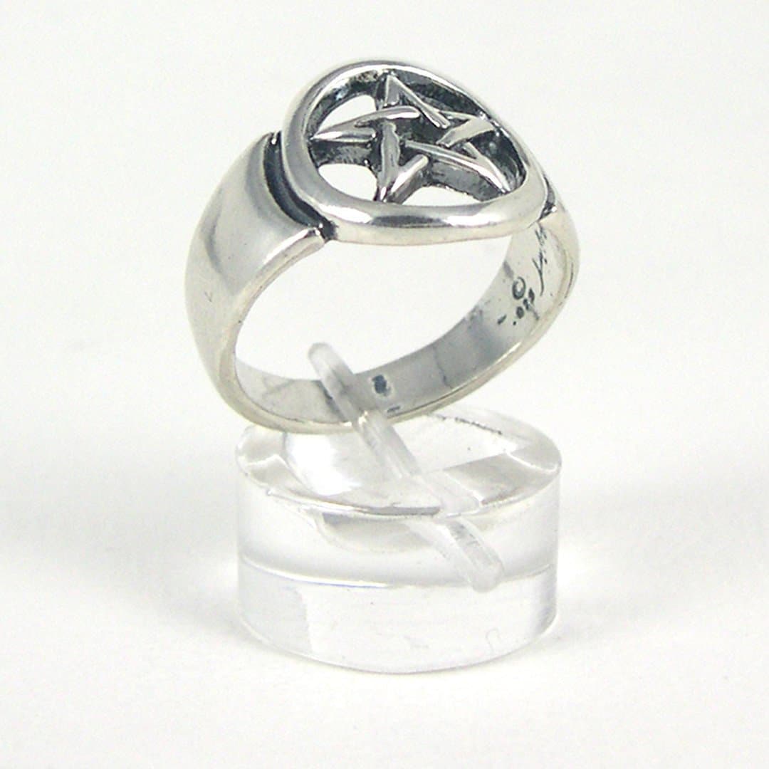 Pentagramm Ring Frohe Sonnenwende Pentagramm Ring Frohe Sonnenwende von OUTmall