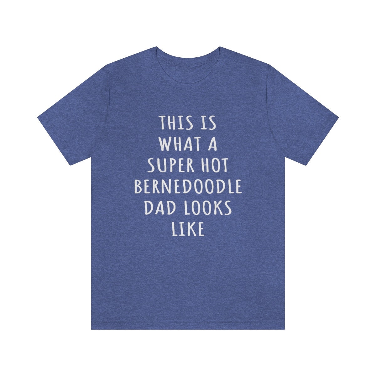 Bernedoodle Dad Shirt, Dies Ist, Was Für Ein Super Heißes Aussieht Wie Jersey T-Shirt von OUToftheBOXGiftShop