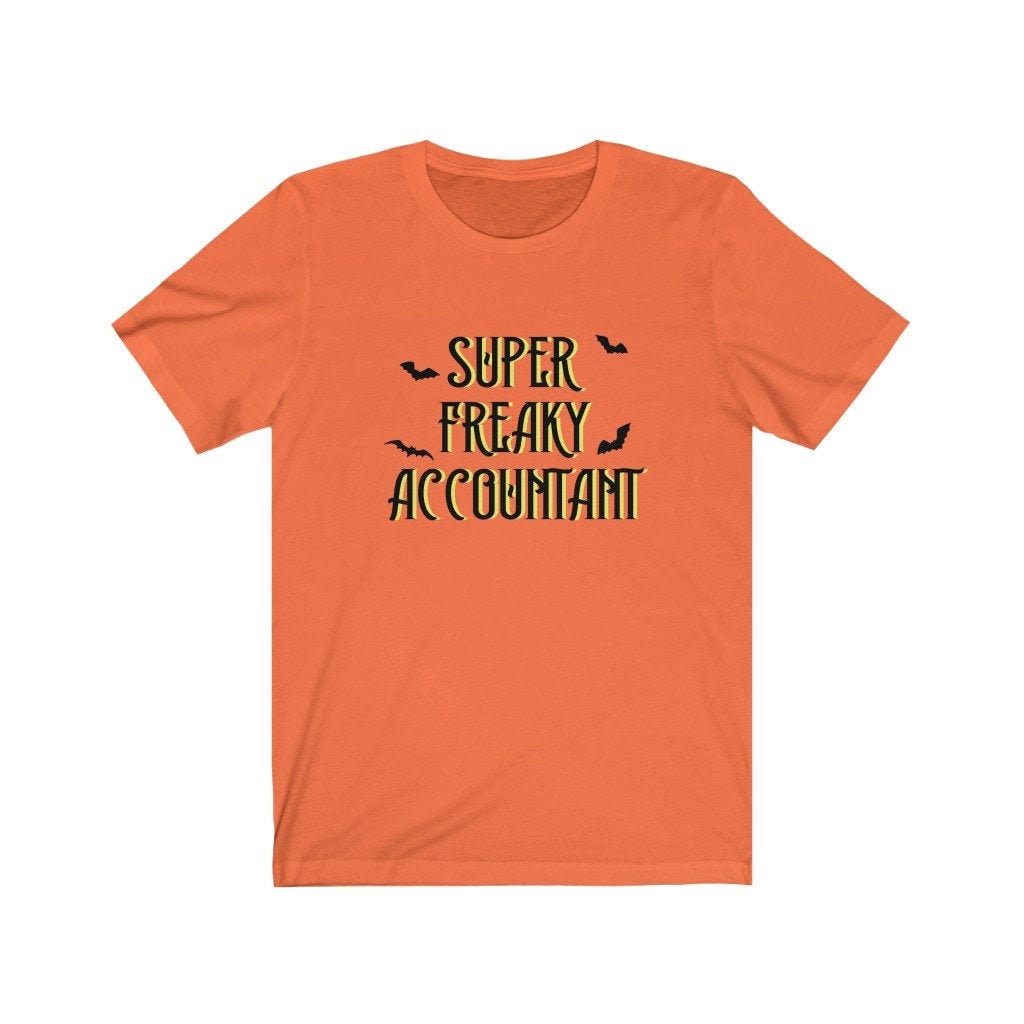 Buchhalter Halloween Shirt, Super Ausgeflippter Buchhalter, Kostüm Lustiges Cpa, T-Shirt von OUToftheBOXGiftShop