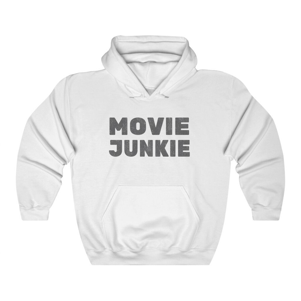 Film Junkie Unisex Hoodie, Liebhaber Buff Geschenk, Sweatshirt, Nerd, Geschenk Für von OUToftheBOXGiftShop