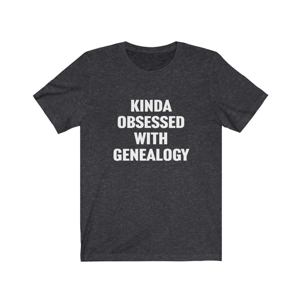 Genealogie-Shirt, Genealogie-Geschenk, Ein Bisschen Besessen Von Genealogie, Geschenk Für Ahnenforscher, Lustiges Ahnenforscher-Geschenk von OUToftheBOXGiftShop