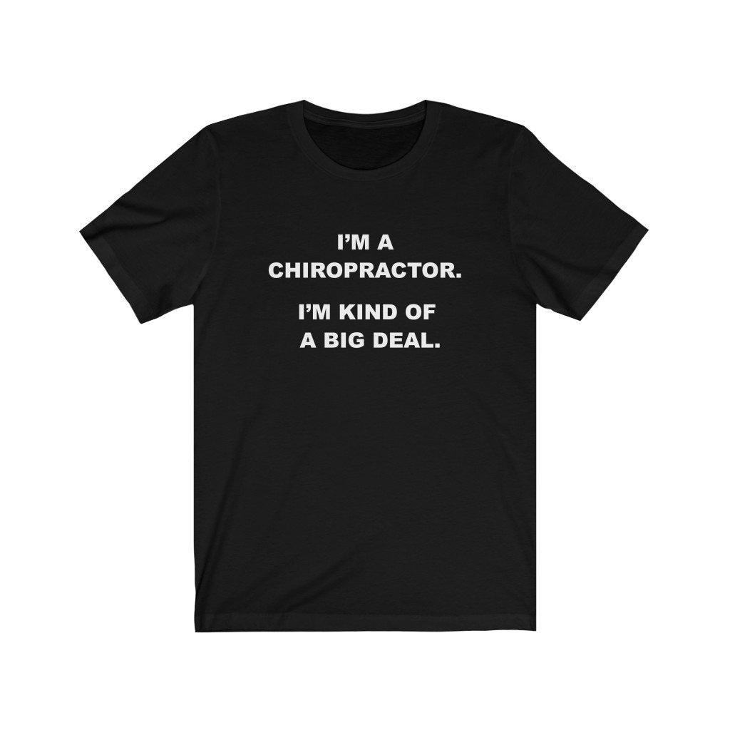 Lustiges Chiropraktiker Shirt, Geschenk Für Chiropraktiker, Big Deal Jersey T-Shirt, Geschenke, Geburtstag, Weihnachten von OUToftheBOXGiftShop