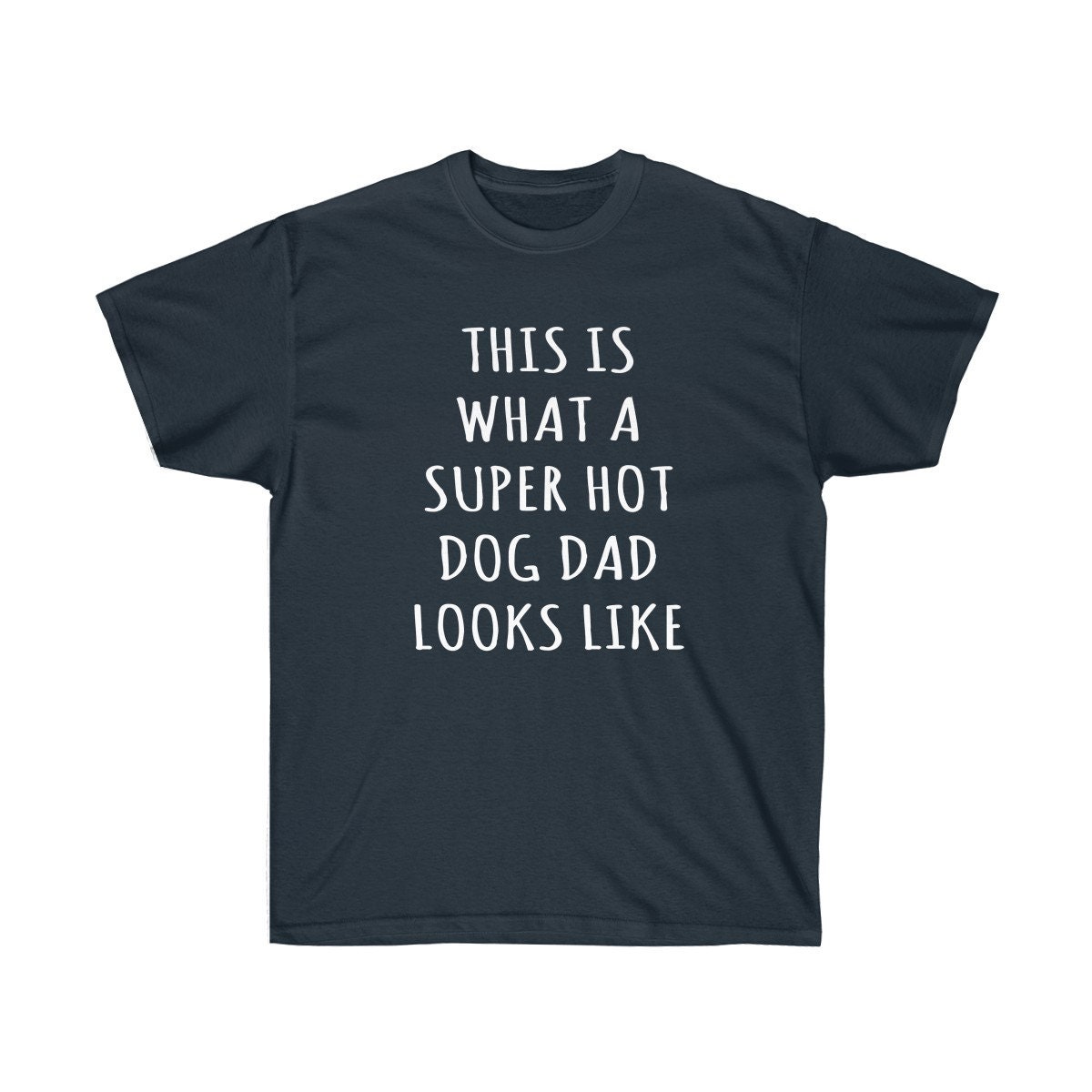 Lustiges Hunde Papa Shirt, So Sieht Ein Super Hot Dog Aus, Vatertag, Geschenk, Pelz Vom Hund von OUToftheBOXGiftShop