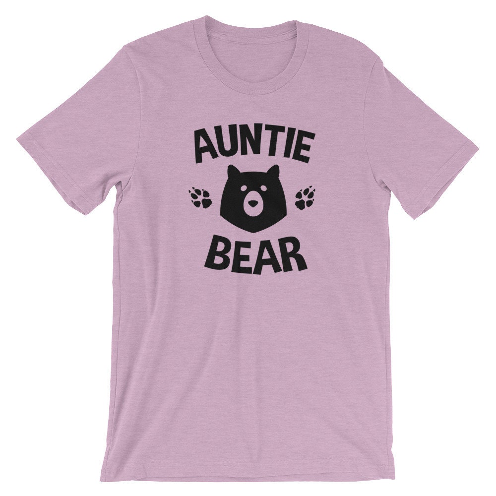 Tante Bär Kurzarm T-Shirt - Shirt, T-Shirt, Passende Familien Shirts, Neue Tante, Geschenk Für von OUToftheBOXGiftShop