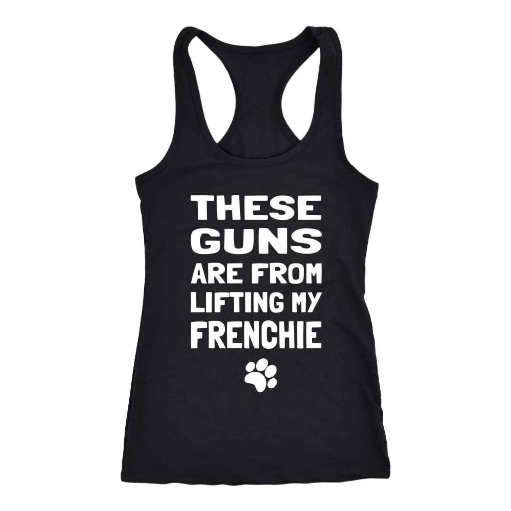 Vom Heben Meines Frenchie Racerback Tank - Der Nächsten Stufe von OUToftheBOXGiftShop