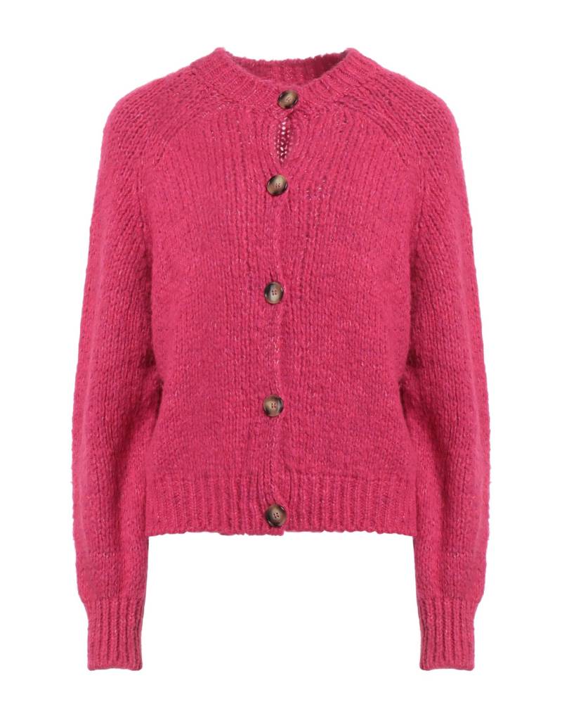 OUVERT DIMANCHE Strickjacke Damen Fuchsia von OUVERT DIMANCHE