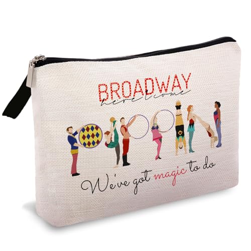 OUZ Broadway Merchandise, Geschenk für Musiktheaterliebhaber, sechs Königin, Musikgeschenk für Frauen, Mädchen, Schwester, Geburtstag, Abschlussfeier, Make-up-Tasche, 2 Stück, modisch von OUZ