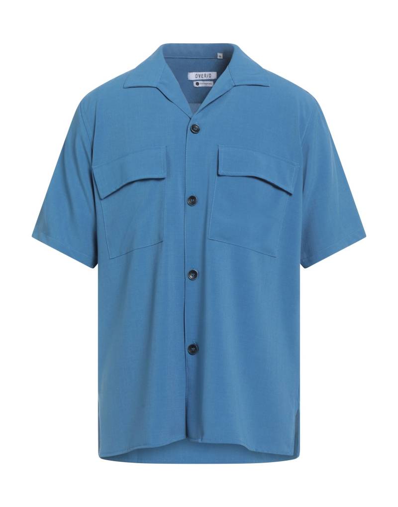 OVER/D Hemd Herren Azurblau von OVER/D