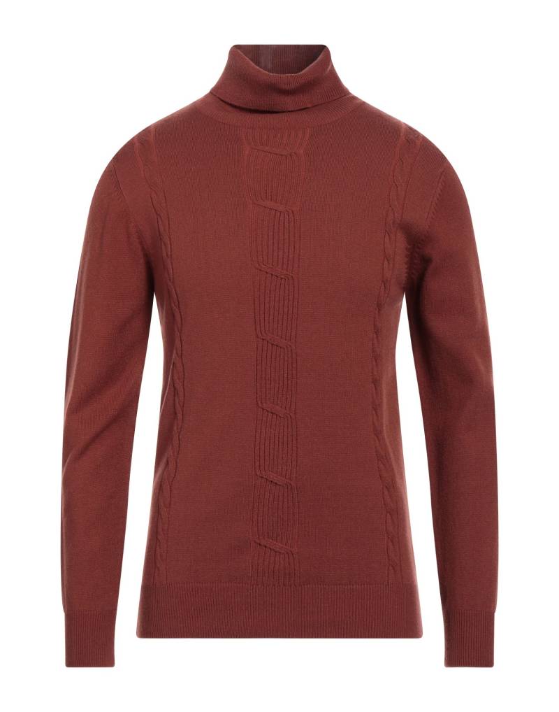 OVER/D Rollkragenpullover Herren Rostrot von OVER/D