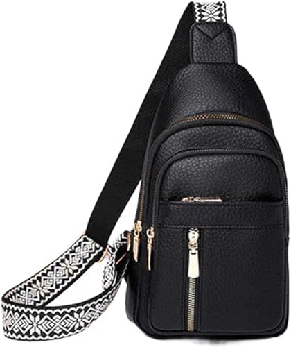 Lässige Gürteltasche mit Reißverschluss für Damen, diebstahlsichere Brusttasche aus Leder, wasserdichte Umhängetasche für Reisen, vielseitige Umhängetasche, Umhängetasche aus weichem PU-Leder Lässige Gürteltasche mit Reißverschluss für Damen, diebstahlsichere Brusttasche aus Leder, wasserdichte Umhängetasche für Reisen, vielseitige Umhängetasche, Umhängetasche aus weichem PU-Leder von OVERJLDW