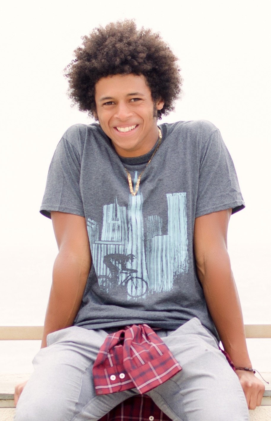 Fahrrad T-Shirt/San Francisco Radfahrer Stadtrad Fahren, Urban Biken, Geschenk, Geschenk Für Radfahrer von OVERSTEPclothing