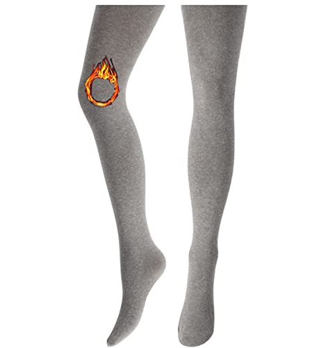 OVISSA Strumpfhose Damen Dick 200 Denier Blickdicht Elastisch Thermo Reißfest Weich Dehnbar Atmungsaktiv Mit Verstärktem Bund Hellgrau Kaja von OVISSA