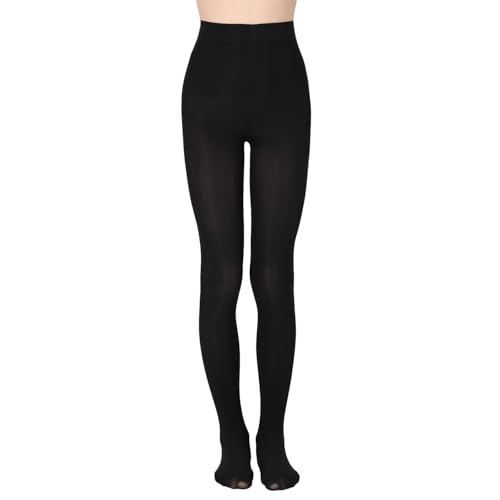 OVISSA Mädchen Ballettstrumpfhose Uni 40 DEN – Weich, Dehnbar & Strapazierfähig Schwarz 122-146 cm von OVISSA