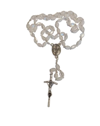 OVUNQUE PROTEGGIMI Papst Franziskus Rosenkranz mit Medaille und Kruzifix, Perlmutt-Effekt, Geschenkbox, Pope Francis Medal Cross Rosary + Geschenkbox, m, Kunststoff, Kein Edelstein OVUNQUE PROTEGGIMI Papst Franziskus Rosenkranz mit Medaille und Kruzifix, Perlmutt-Effekt, Geschenkbox, Pope Francis Medal Cross Rosary + Geschenkbox, m, Kunststoff, Kein Edelstein von OVUNQUE PROTEGGIMI