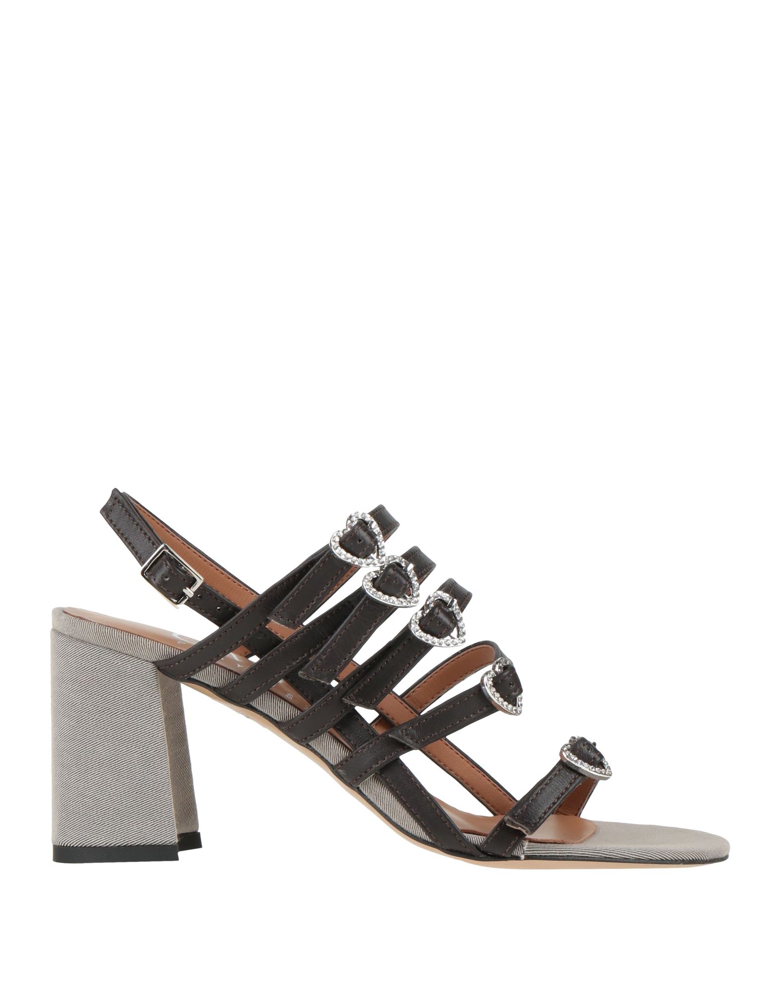 OVYÉ Sandale Damen Dunkelbraun von OVYÉ