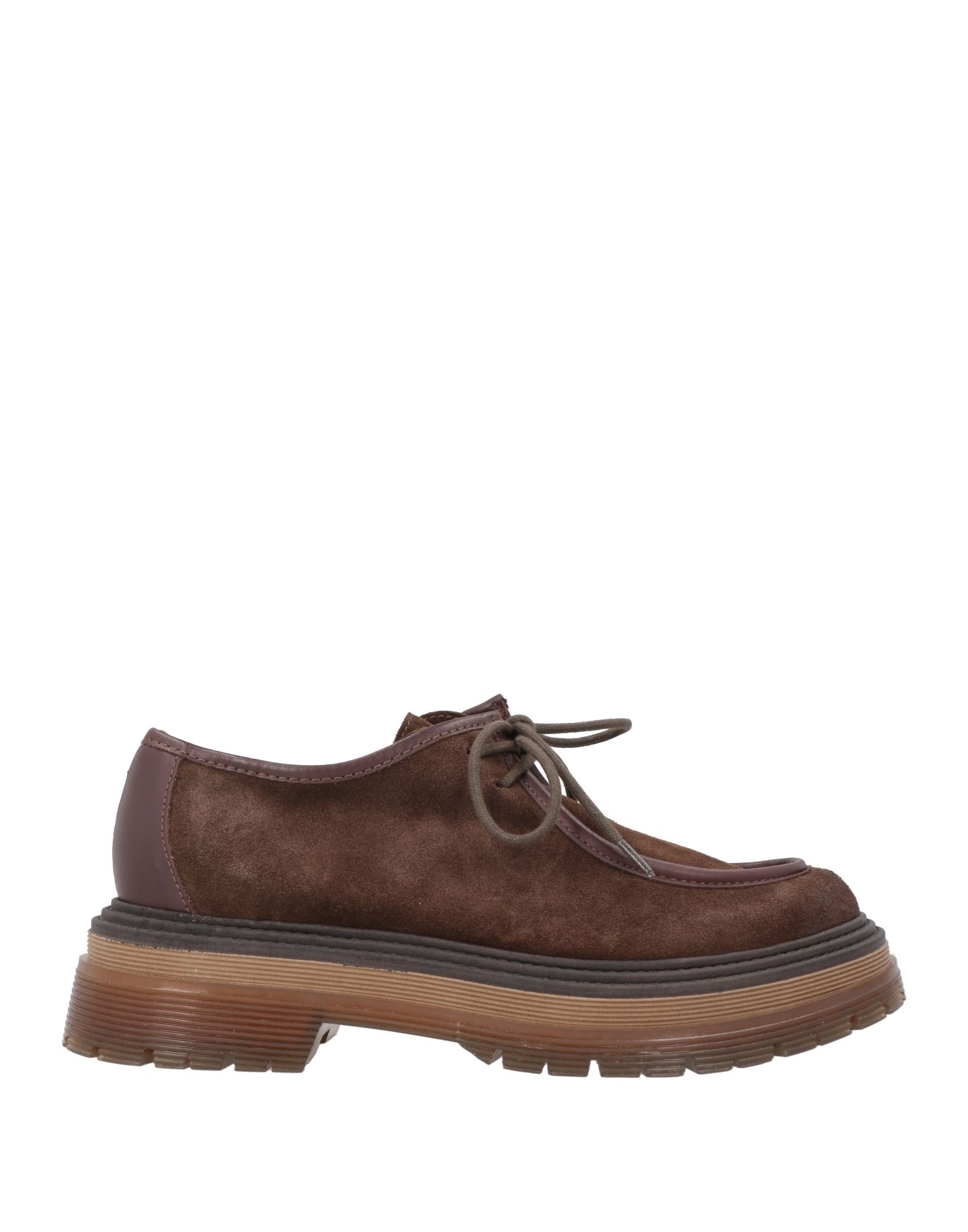 OVYÉ Schnürschuh Damen Dunkelbraun OVYÉ Schnürschuh Damen Dunkelbraun von OVYÉ