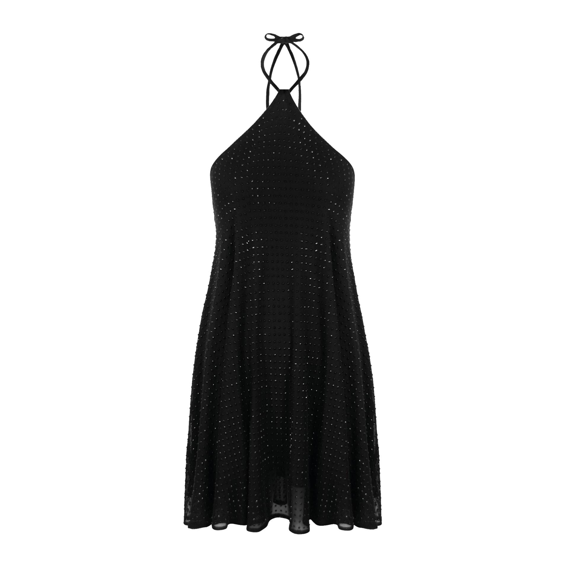 OW Collection | ANDIE Rhinestone Dress | Women's Coal Mini dresses OW Collection | ANDIE Rhinestone Dress | Women's Coal Mini dresses von OW Collection