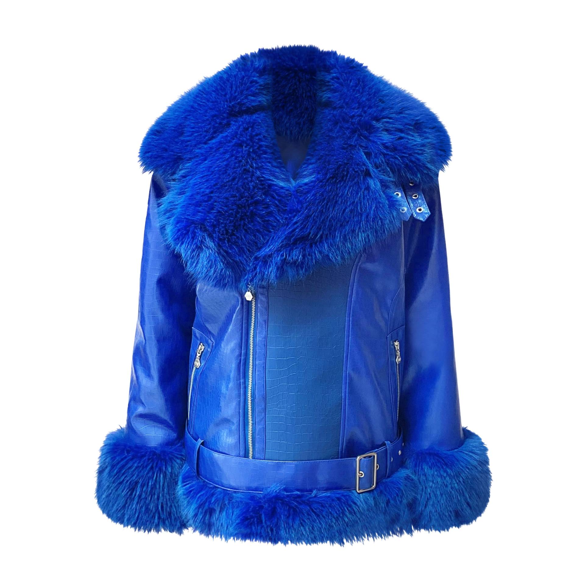 CROC Jacket - Blue - M - OW Collection - Biker jackets CROC Jacket - Blue - M - OW Collection - Biker jackets von OW Collection