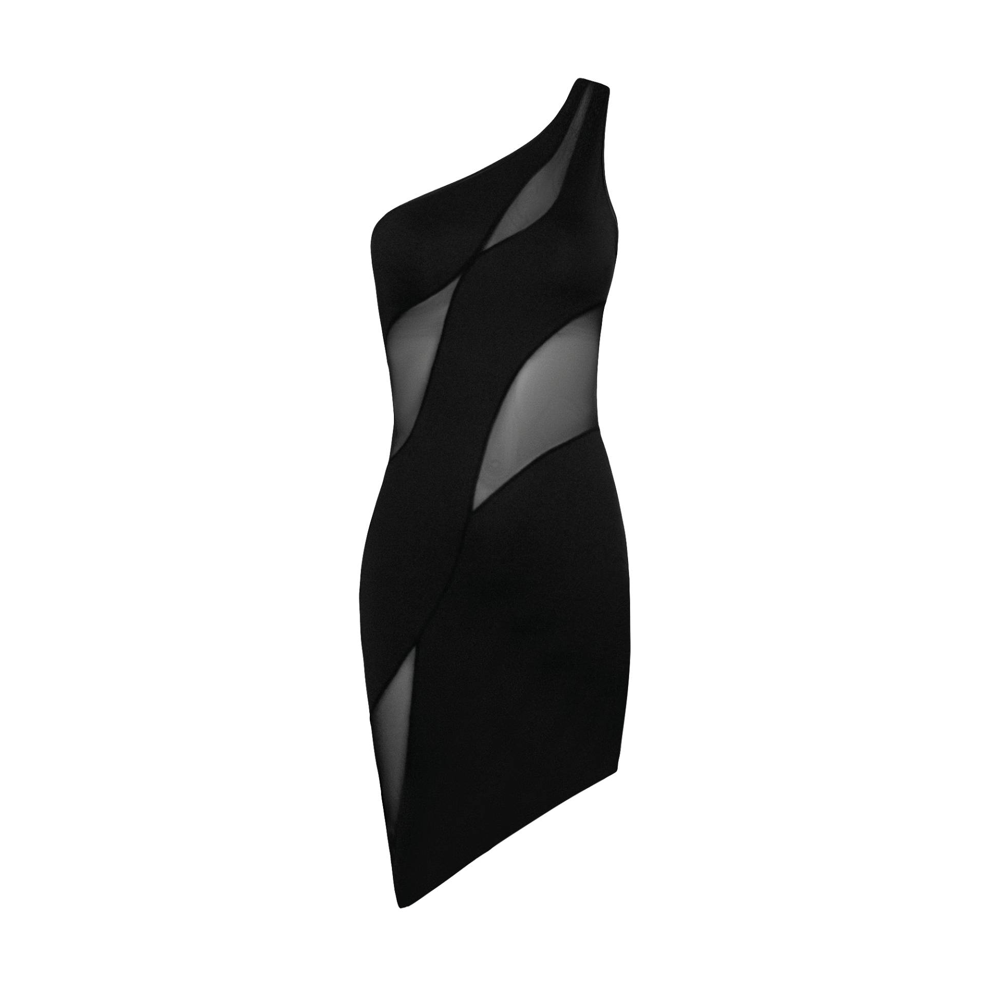 CURVE Mini Dress - Black - S - OW Collection - Mini dresses CURVE Mini Dress - Black - S - OW Collection - Mini dresses von OW Collection