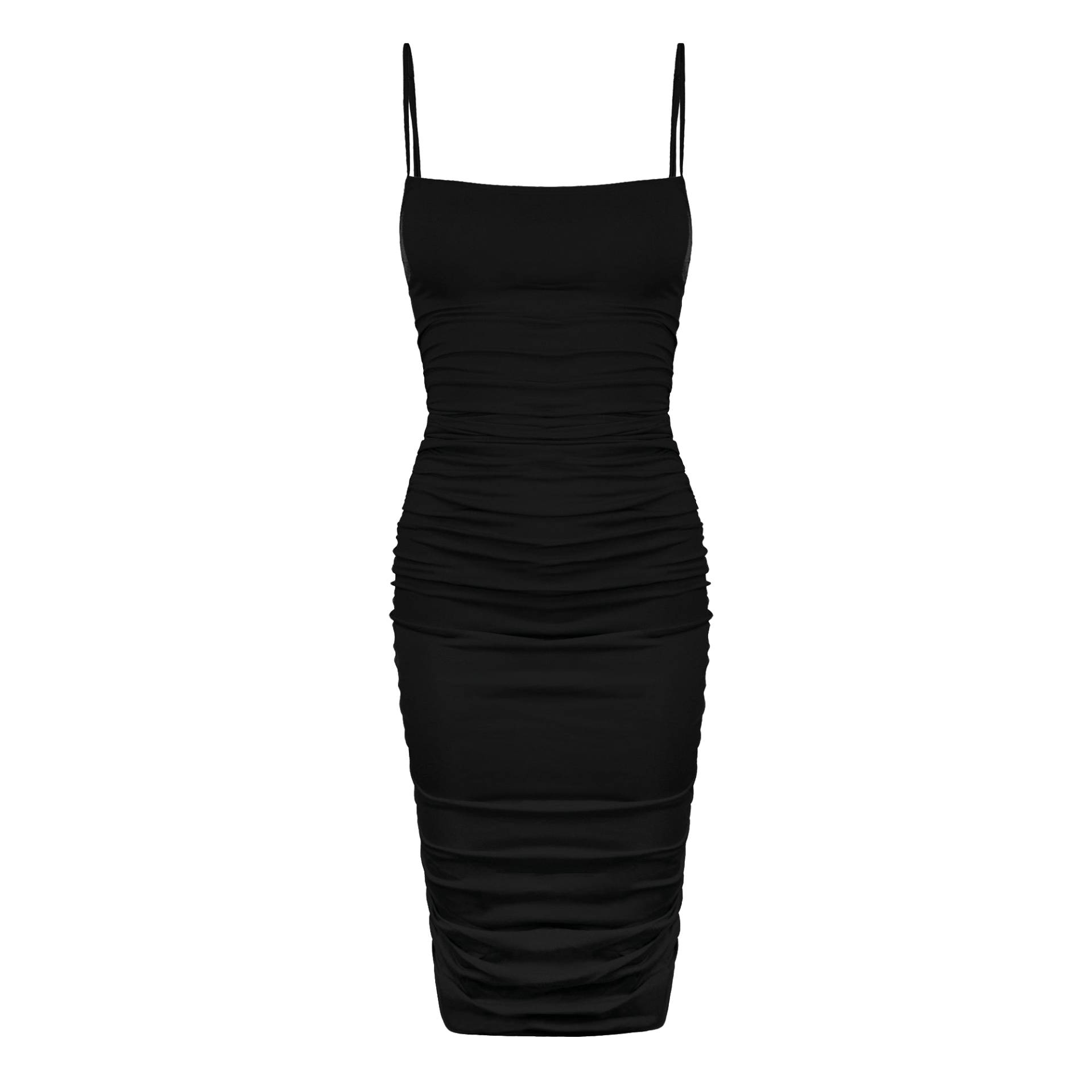 EZRA Midi Dress - Black - XS - OW Collection - Midi dresses EZRA Midi Dress - Black - XS - OW Collection - Midi dresses von OW Collection