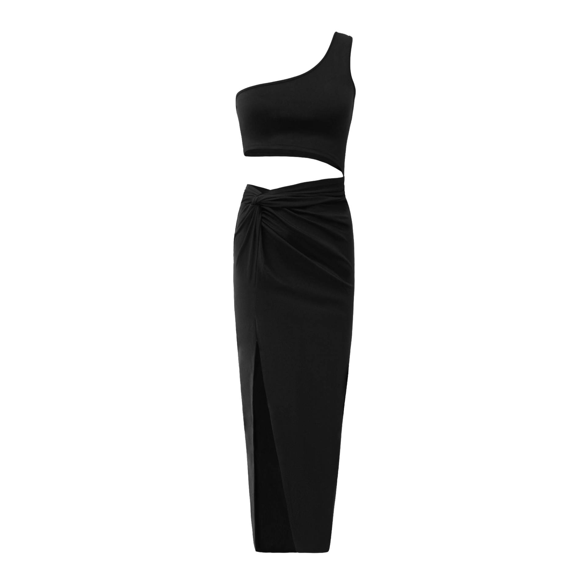 OW Collection | ISABELLA Dress | Women's Coal Midi dresses von OW Collection
