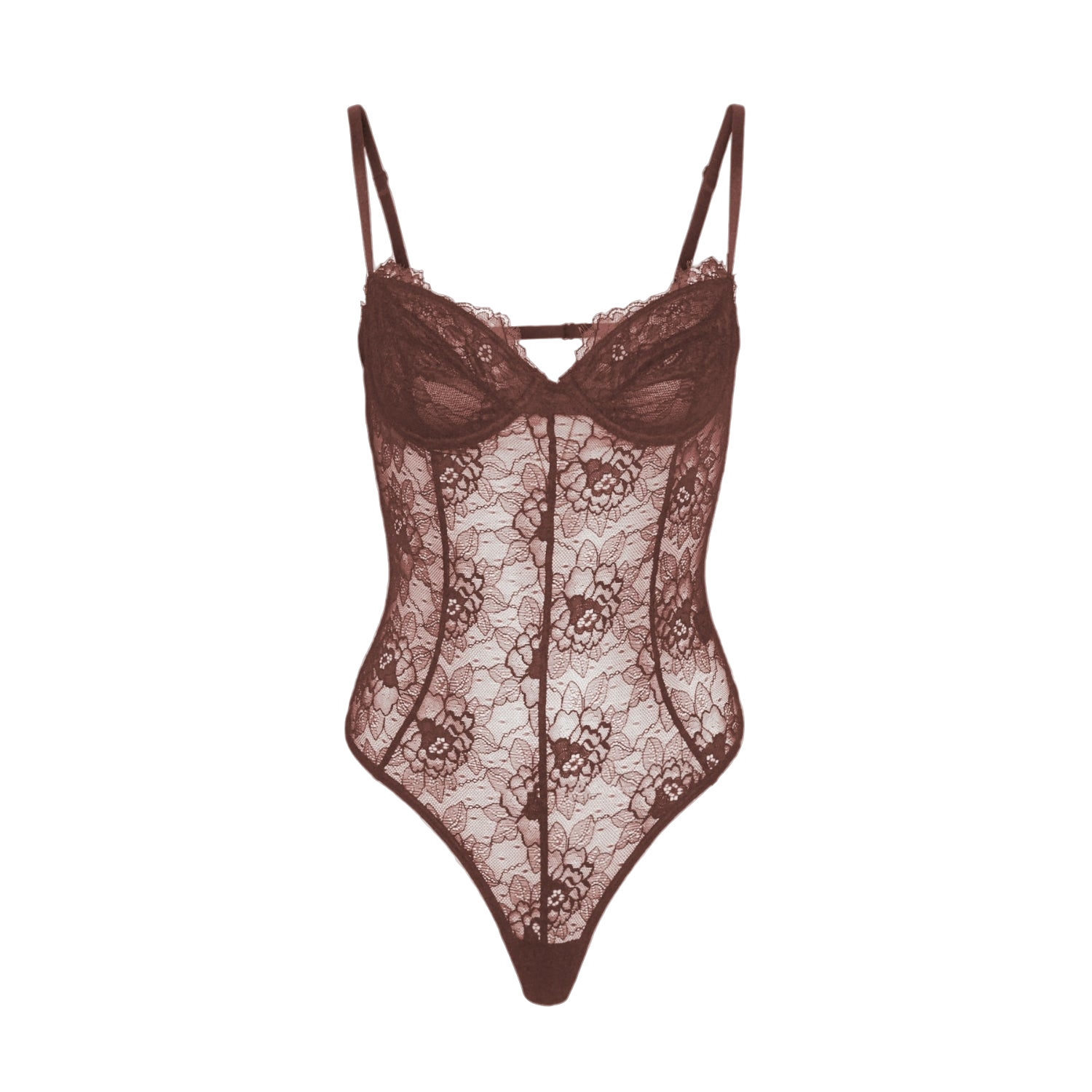 LAYCE Bodysuit - Brown - XS - OW Collection - Bodysuits LAYCE Bodysuit - Brown - XS - OW Collection - Bodysuits von OW Collection
