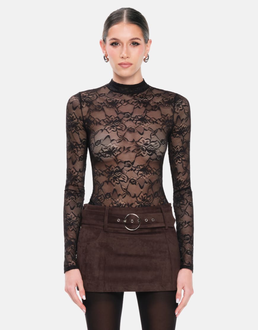 OW Collection - Lydia - Body in Schwarz von OW Collection